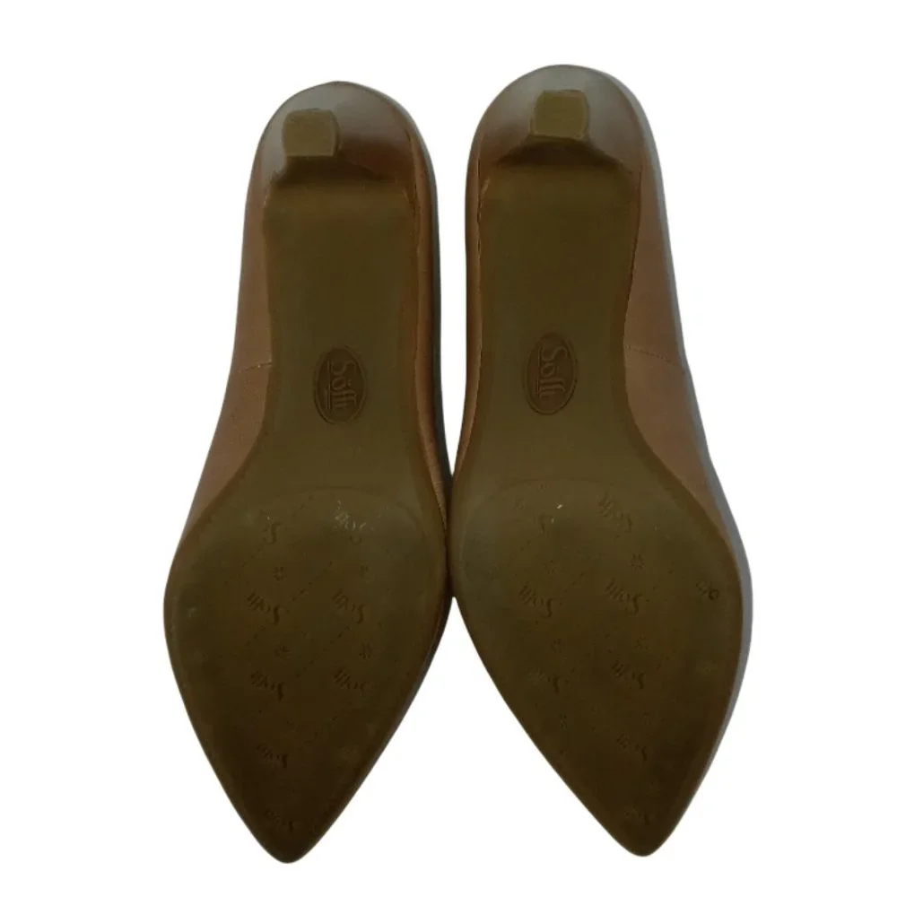 Sofft Leather Pumps Light Brown Shoes Women's Size 8.5 M‎